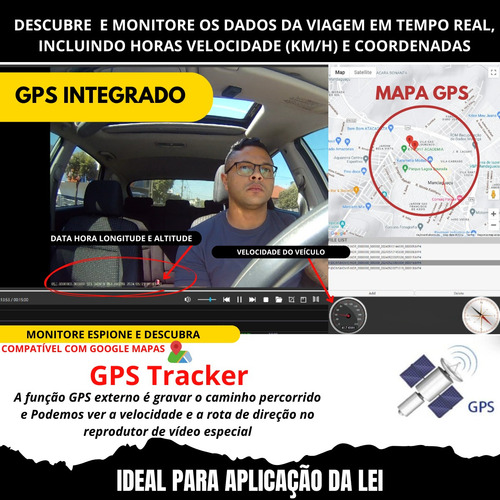 Mini Câmera M7 4k Full Hd Imagem Som Pega Traição Policial