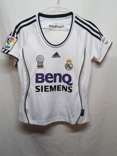 Imagen 3 de 9 de Camiseta Fútbol Real Madrid Mujer Talla S Marca adidas