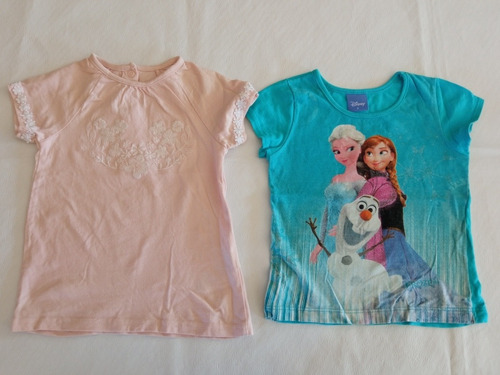 Remeras Beba Frozen Primark Disney 24 Meses 2 Años Niña