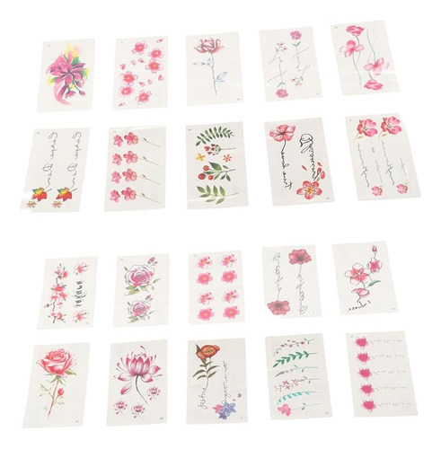 130 Uds. Pegatinas De Tatuaje Temporal, Tatuaje Desechable I