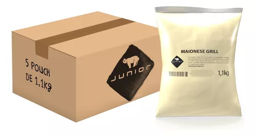 Kit Maionese Grill + Baconese Junior Bag Pouch Refil 1,1kg