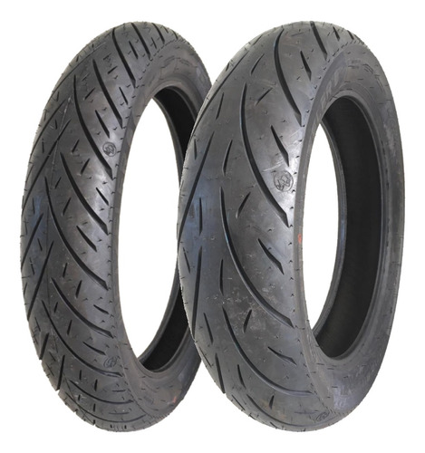 Par Pneus De Moto 130/60b19 + 180/55r18 Metzeler Cruisetec