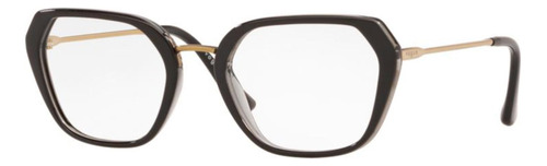 Óculos De Grau Vogue Vo5301l Quadrado Preto 52cm