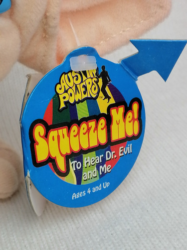 Peluche Original Gato Mr. Bigglesworth Austin Powers Squeeze (Usado)