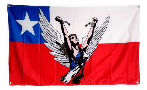 Bandera Ángel De La Libertad 1973 01