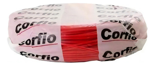 Cabo Fio Flexível 450/750v 10mm 100 Metros Corfio Cores Cor da cobertura Vermelho