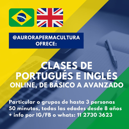 Imagen 1 de 1 de Clases Online De Inglés Y Portugués