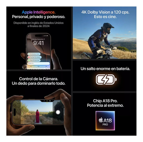 Apple Iphone 16 Pro Max 256 Titanio Del Desierto Marrón Claro