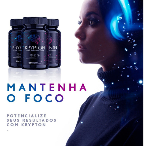 Nootrópico Krypton Mind Performance 90 Comp Com Creatina