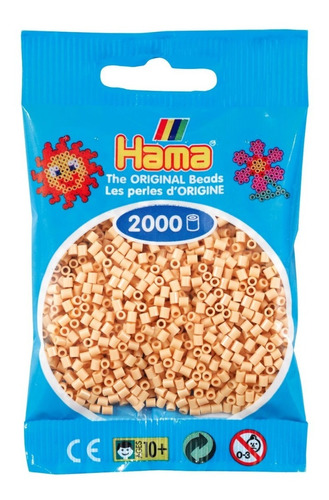 Hama Beads Mini Perler 2000 Unid Color Beige Pixel Art