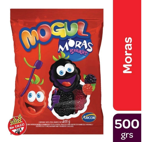 Gomitas Mogul X 500gr Sin Tacc - Arcor Oficial