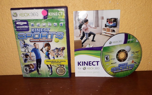 Juego Kinect Sports Segunda Temporada Original Xbox 360