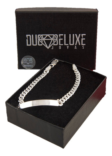 Esclava De Mujer Barbada D 5mm Plata Ley.925 Duodeluxejoyas®