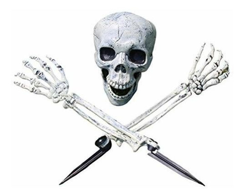 Accesorio Disfrace - Exceart 4pcs Realistic Skeleton Stakes 