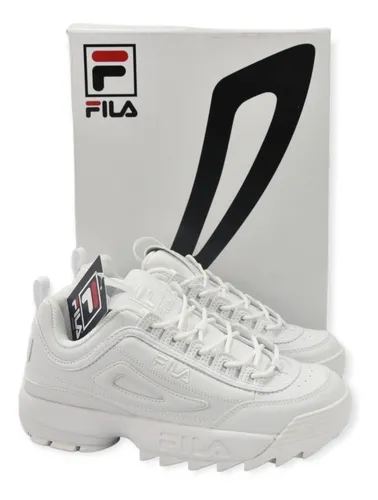 Tenis Fila Disruptor 2 Blancos Importados 100 Originales