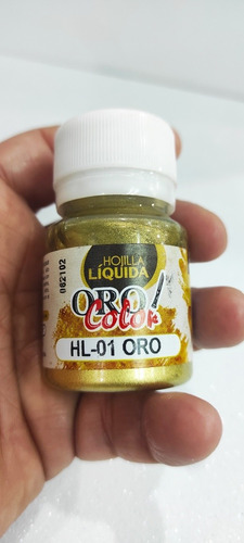 Hojilla Líquida Oro 24k Al Solvente Dorada Precio 4v