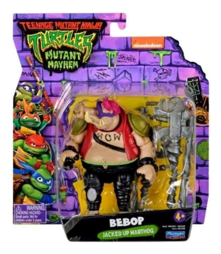 Tortugas Ninja Figura Articulada C/acc Bebop 83269b