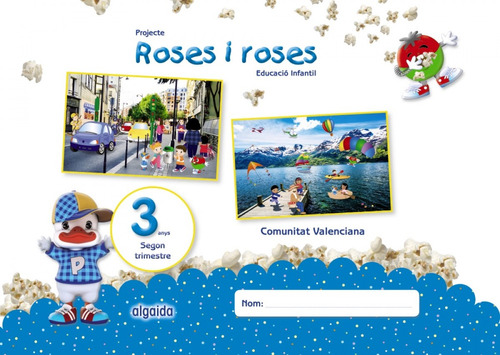 Livro Fisico -  Projectes Roses I Roses 3 Anys 2n.trimestre. Valencia