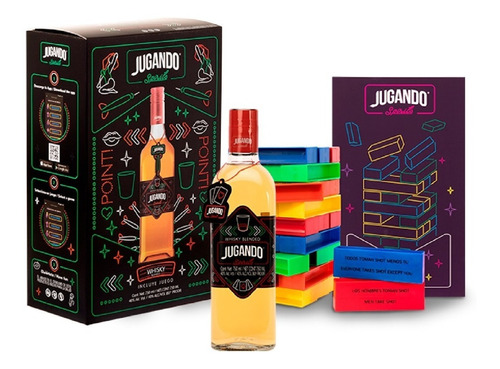 Kit Con Jenga De Retos Y Shots