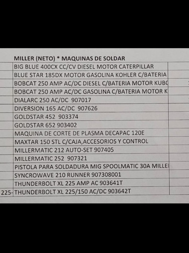Máquinas De Soldar Miller