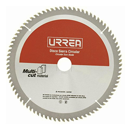 Urrea Herramientas Dsa12100 Disco Sierra Circular Para