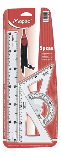 Juego Geometria Maped Trendy Compas 30cm. Serviciopapelero