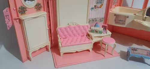Antiga Maleta Quarto Da Barbie Anos 90 Mattel Casa De Boneca