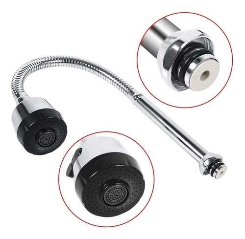 Mezcladora Para Tarja Grifo Fregadero Flexible Llave 2 Modos