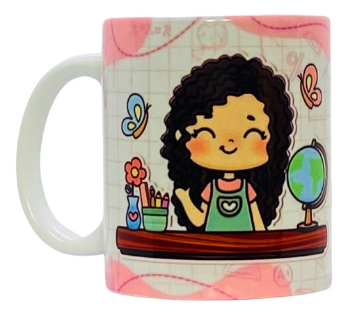 Mug Feliz Día De La Maestra 11 Oz. 