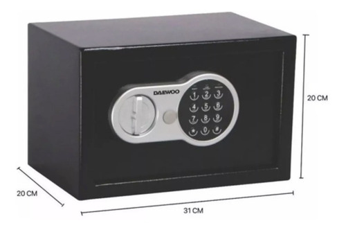 Imagen 3 de 4 de Caja Fuerte Daewoo Digital Ideal Hogar Hotel Dfc-101