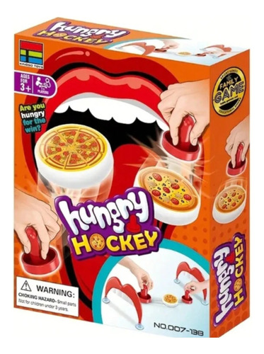 Juego De Mesa Versión De Viaje Hungry Hockey, Futbol Pizza