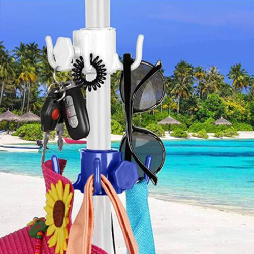 Sombrilla De Playa For Patio, Ancla De Arena, Con Gancho
