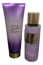 Comprar Victoria Secret Love Spell Set Shimmer Splash +crema