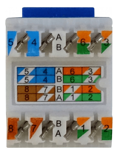 Furukawa Azul Cat6 Utp Multilan Punch Keystone Hembra Rj45 3