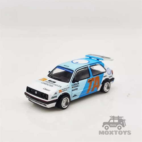 Auto De Carreras Pop Modelo 1:64 Golf Gti Mk2 Fundido A  [u]