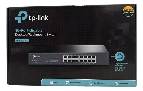 Switch Tp-link Tl-sg1016 Business Serie Gigabit Ethernet 