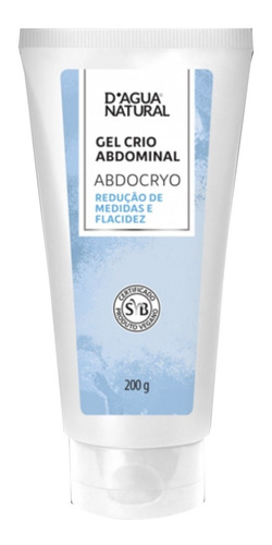 Gel Crio Abdominal 200g Redução Medidas Dágua Natural