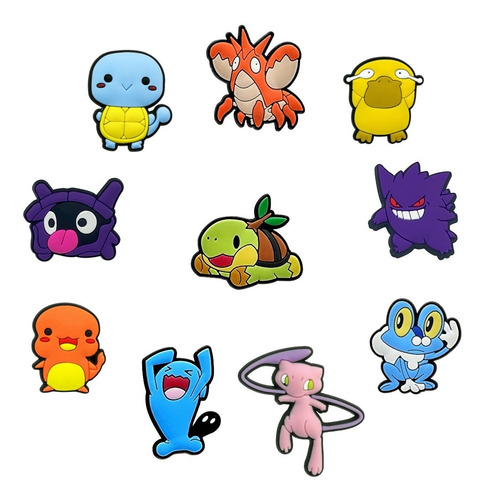 80 Imanes De Pokemon De Pvc Para Refrigerador 3 Cm Pikachu
