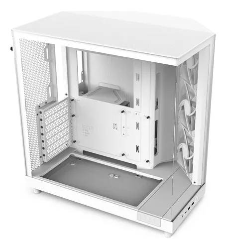 Nzxt H6 Flow | Cc-h61fw-01 | Compact Dual-chamber Mid-tow...