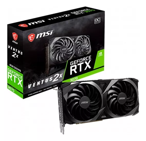 Placa De Video Nvidia Msi Ventus Geforce Rtx 3070 2x 8gb