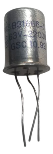 22000f 63v Capacitor 3vias  (1peça)