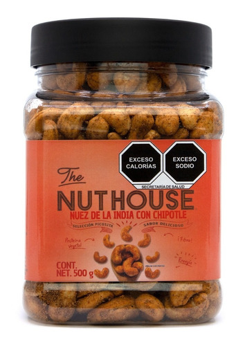 The Nut House - Nuez De La India Chipotle - Vitrolero 500g