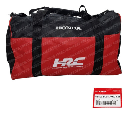 Bolso Honda Hrc Weekender Honda Original Moto Mx Atv 28l Hos