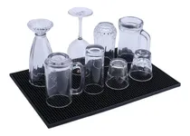 Comprar Clink Balcão Barman Pratos Tapete Escorredor pratos cor Preto 45cm x 30cm
