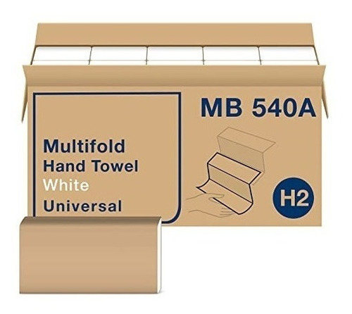 Imagen 1 de 6 de Toalla Intercalada Blanca Tissue 20x24 2500u Reales!!