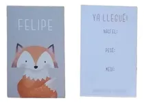 Comprar Souvenir Nacimiento 30 Tarjetas Personalizadas Doble Faz