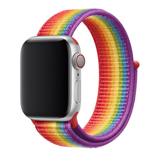 Pulseira Nylon Sport Loop P/ Apple Watch 38/40mm - Orgulho