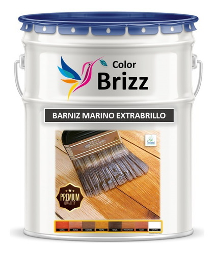 Barniz Marino Extrabrillo Baum Y Colorbrizz Castaño (tineta)