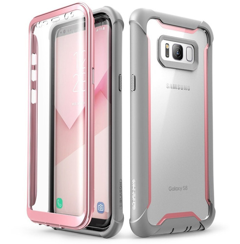 Funda Con Mica Para Samsung Galaxy S8 Rosa I-blason Ares 