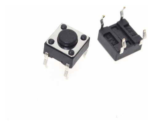 Lote 50 X Tact Switch 6x6x4.3mm 4 Pin Itytarg